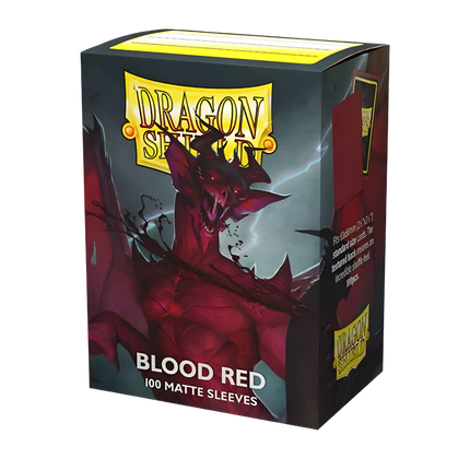 Dragon Shield Blood Red Standard Matte Sleeves - 100 Stück