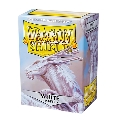 Dragon Shield White Standard Matte Sleeves - 100 Stück