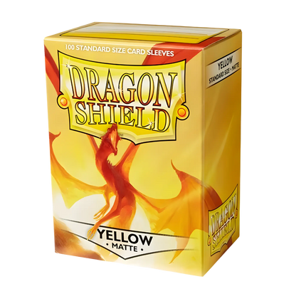 Dragon Shield Yellow Standard Matte Sleeves - 100 Stück