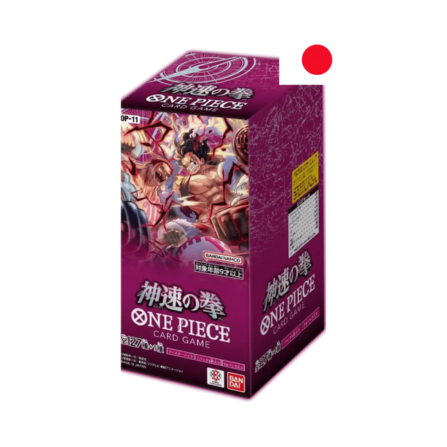 One Piece Card Game - A Fist of Divine Speed [OP-11] - Booster Display - Japanisch