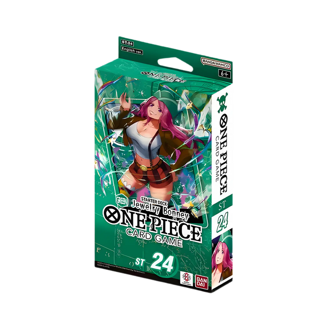 One Piece Card Game - Starter Deck - GREEN Jewelry Bonney [ST-24] - Englisch