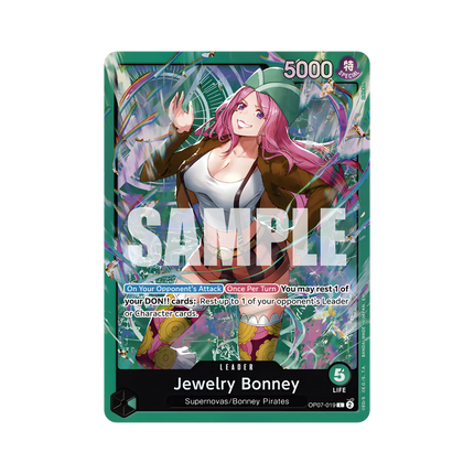 One Piece Card Game - Starter Deck - GREEN Jewelry Bonney [ST-24] - Englisch
