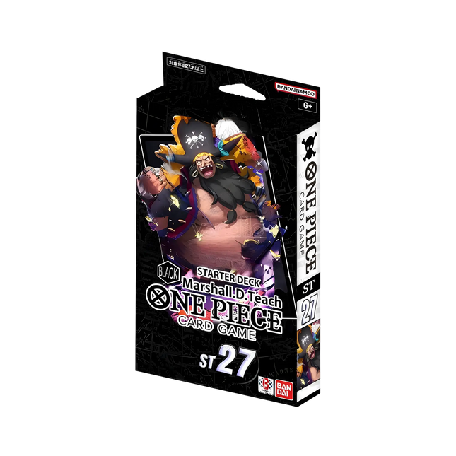 One Piece Card Game - Starter Deck - BLACK Marshall D. Teach [ST-27] - Englisch