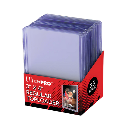 Ultra PRO 3"x4" Clear Regular Toploader - 25 Stück