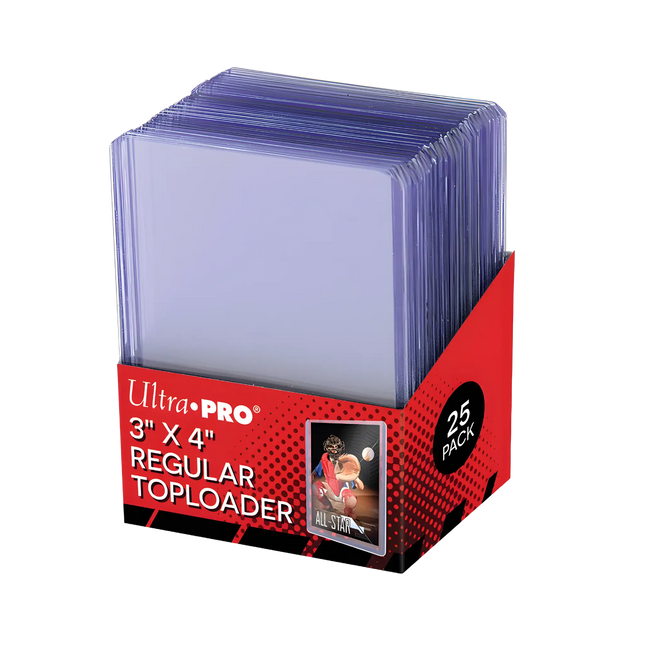 Ultra PRO 3"x4" Clear Regular Toploader - 25 Stück
